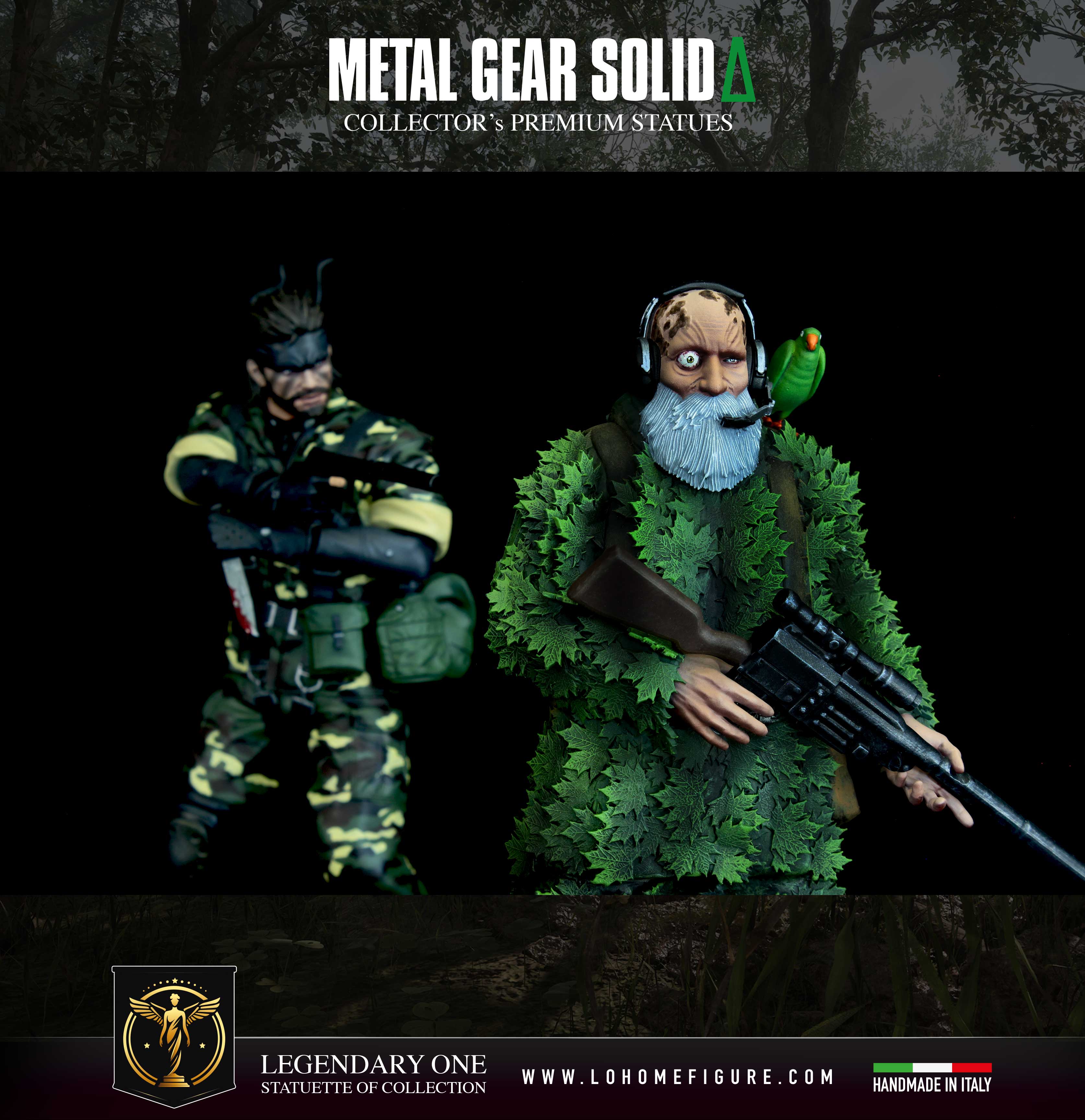Metal Gear Solid Delta Figure – The End Statua da Collezione – Real Game Color – Sniper Legend Collector Limited Edition – Scala 1:4 / 1:6