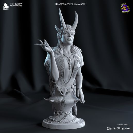 Mizora Baldur's Gate 3 statua da collezione IceBreaker Series