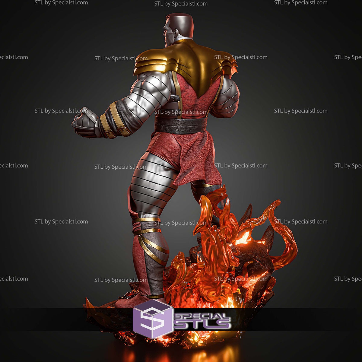 Colossus X-Men dettaglio statua da collezione 4