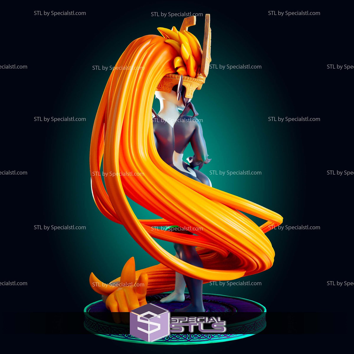 Midna Thicc The Legend of Zelda dettaglio statua da collezione 3