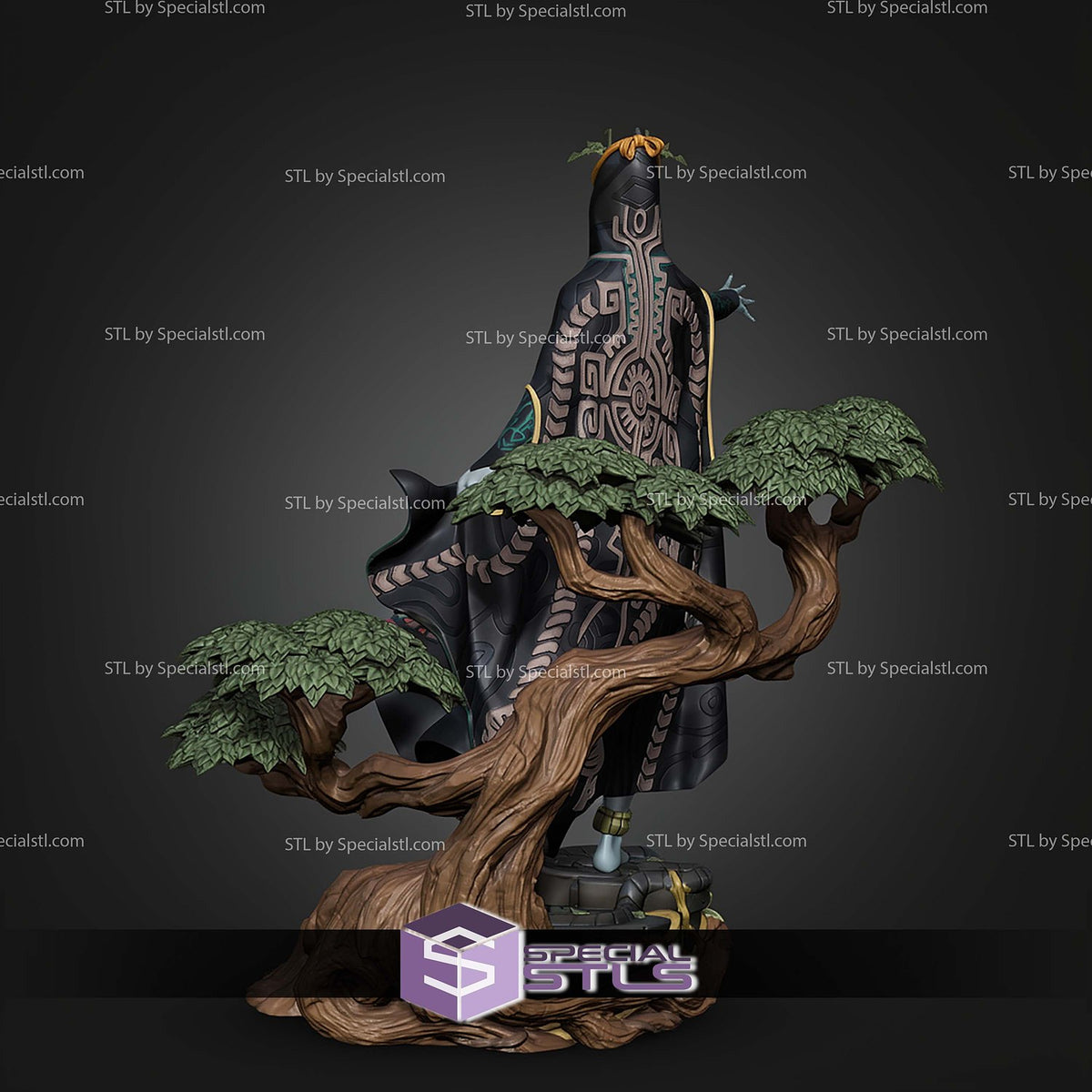 Midna The Legend of Zelda dettaglio statua da collezione 4