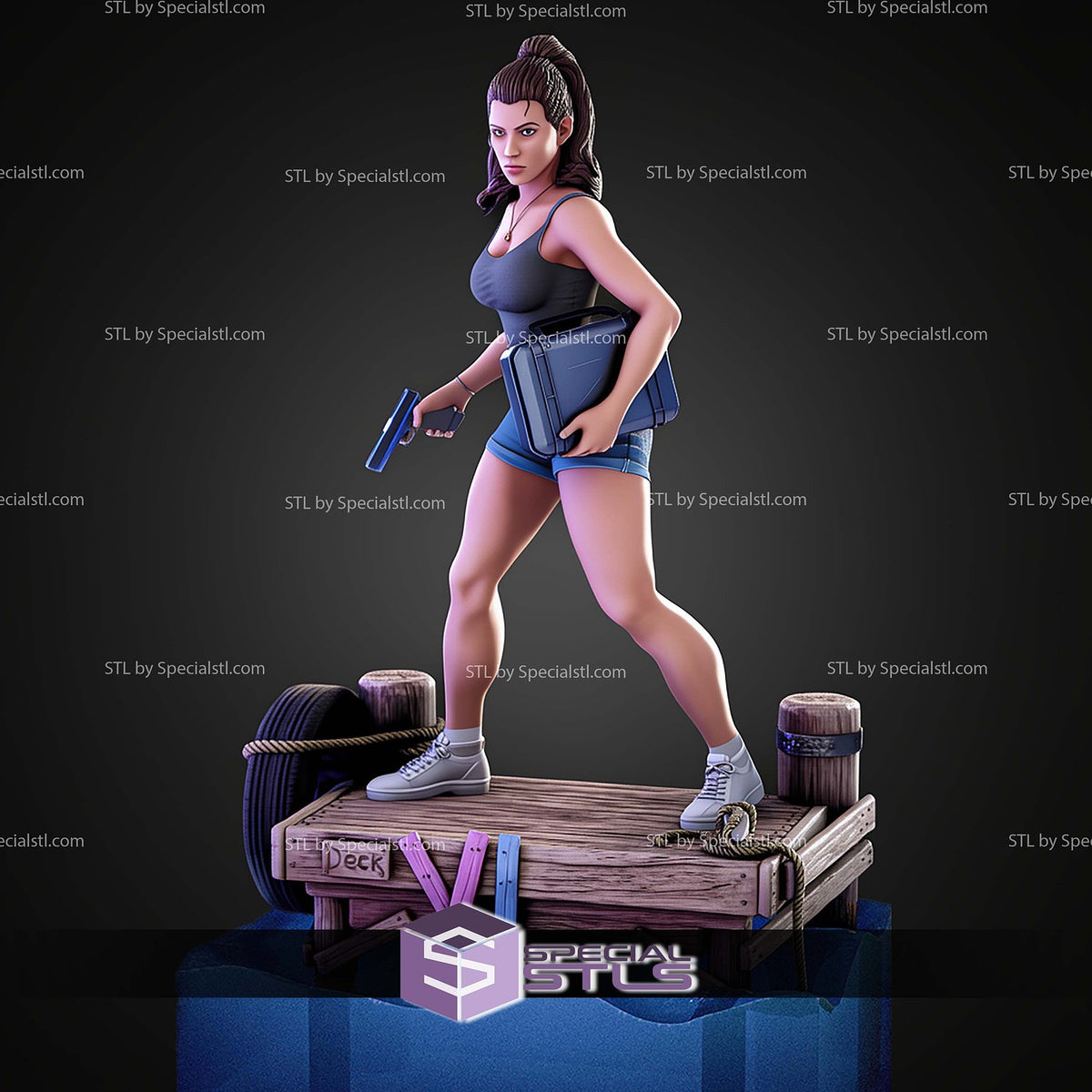 Lucia GTA VI statua da collezione IceBreaker Series