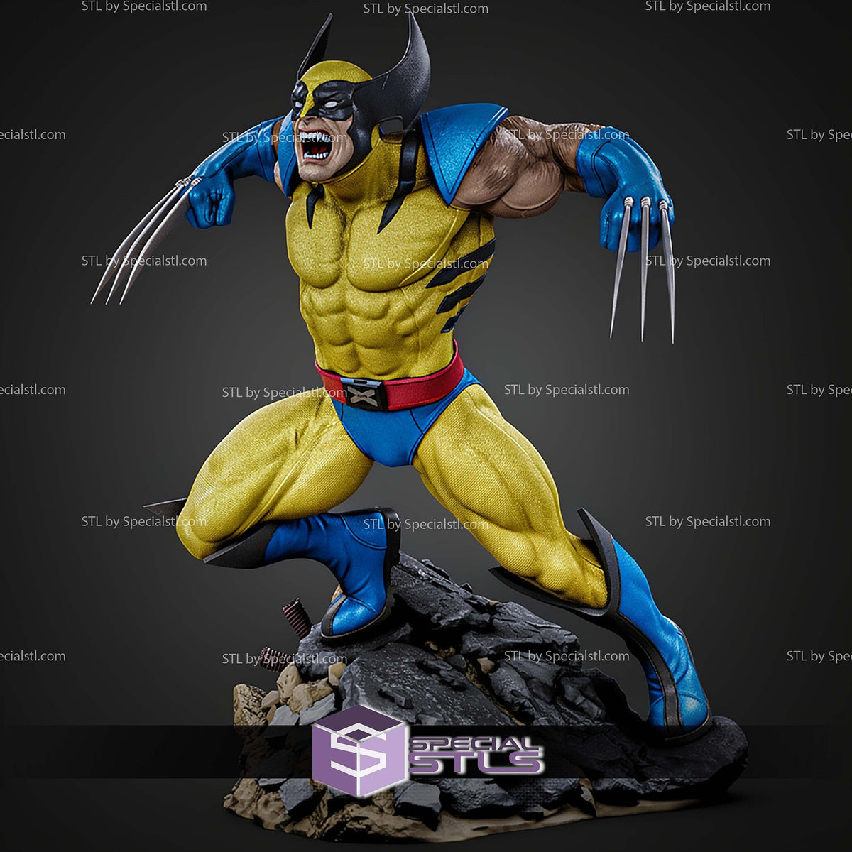 Wolverine Classic Action X-Men statua da collezione IceBreaker Series
