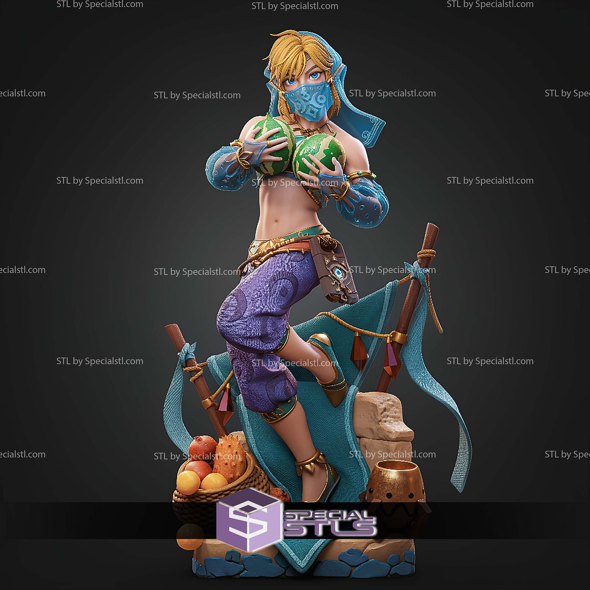 Gerudo Link The Legend of Zelda statua da collezione IceBreaker Series