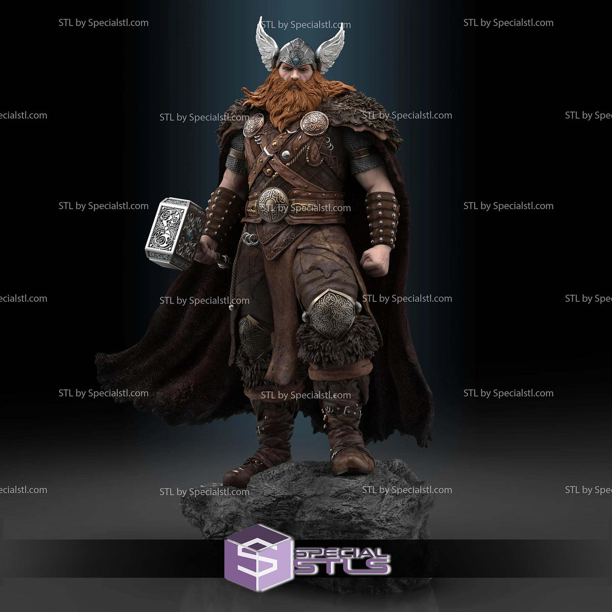 Viking Thor New Version Marvel statua da collezione IceBreaker Series