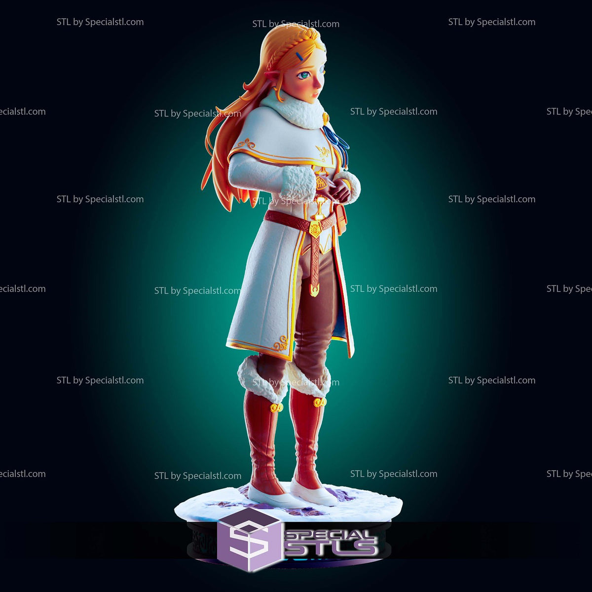 Princess Zelda Winter Outfit The Legend of Zelda dettaglio statua da collezione 3