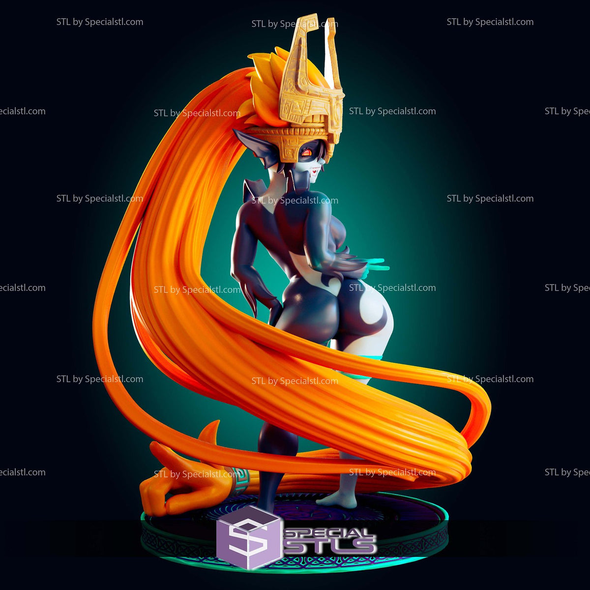 Midna Thicc The Legend of Zelda statua da collezione IceBreaker Series vista alternativa