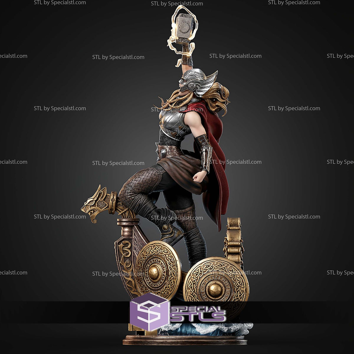 The Mighty Thor 2026 Marvel statua da collezione IceBreaker Series vista alternativa