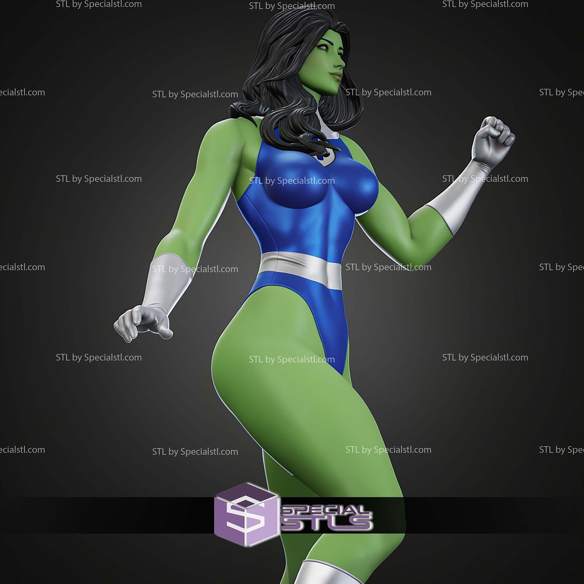She-Hulk Fantastic Four statua da collezione IceBreaker Series vista alternativa