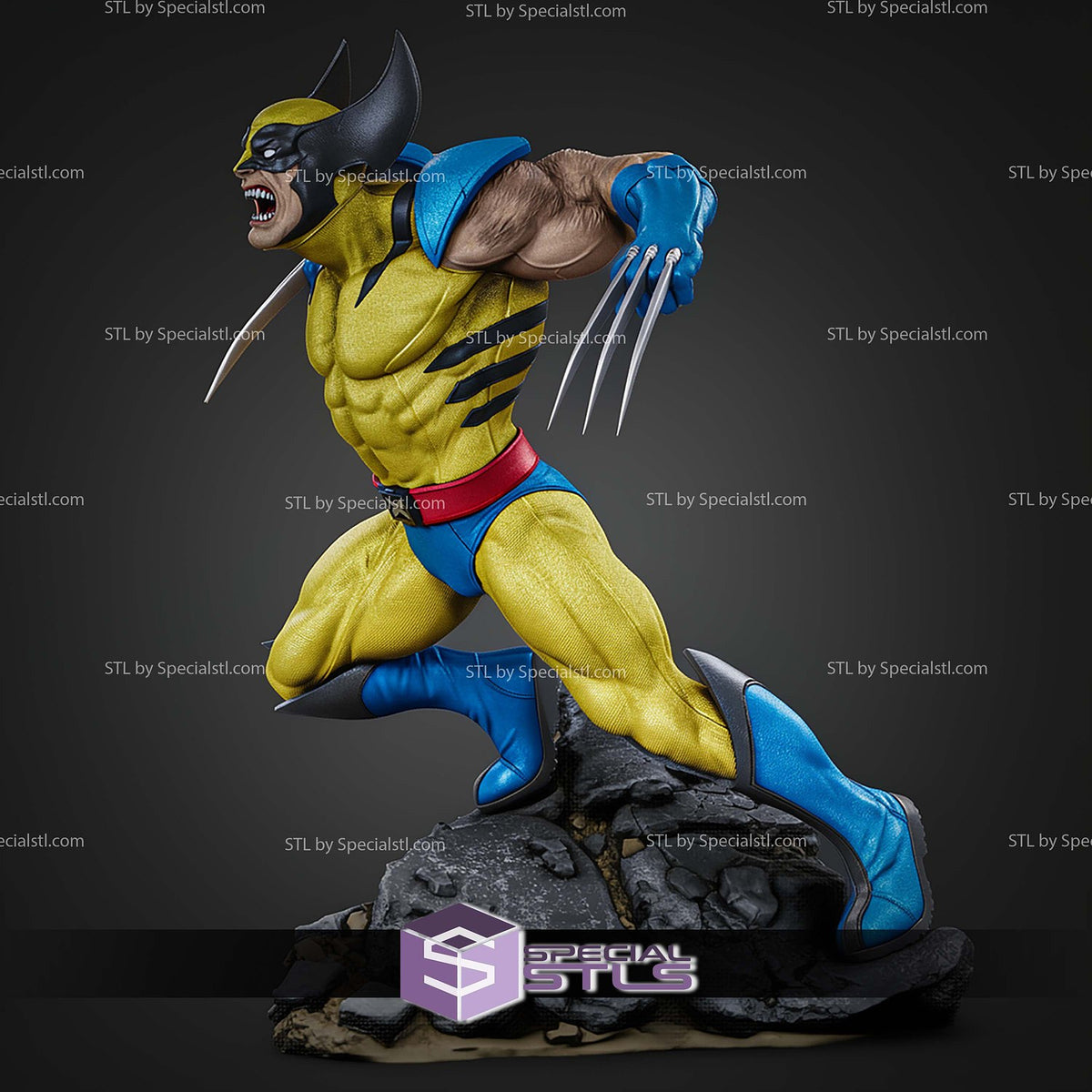 Wolverine Classic Action X-Men statua da collezione IceBreaker Series vista alternativa