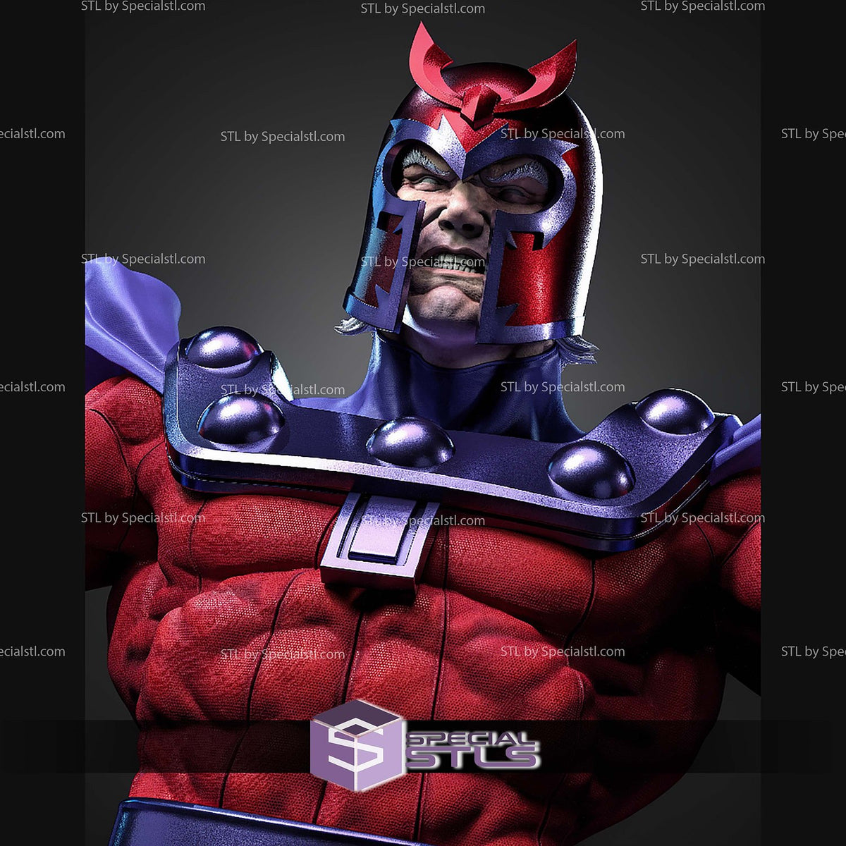 Magneto X-Men dettaglio statua da collezione 4