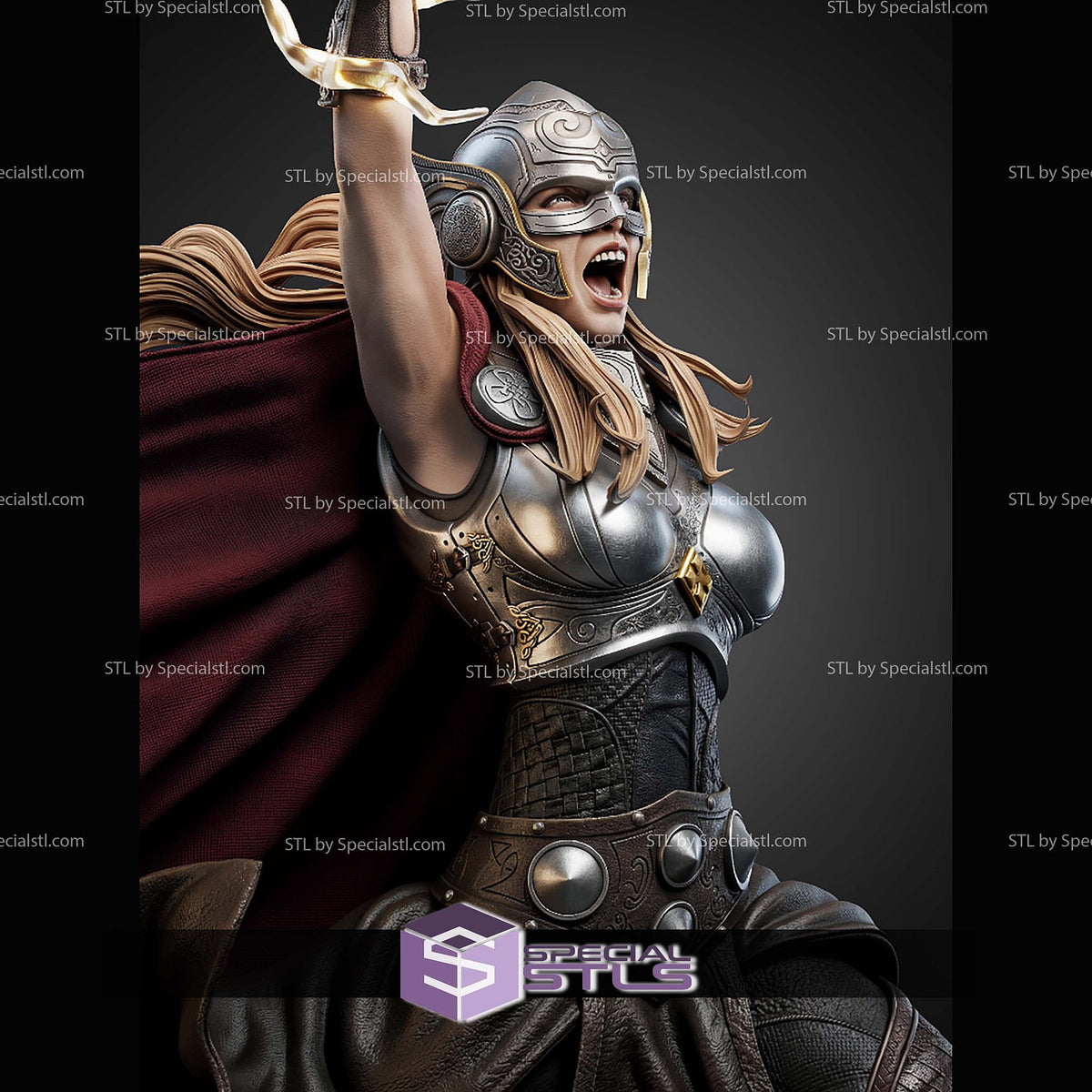 The Mighty Thor 2026 Marvel dettaglio statua da collezione 4