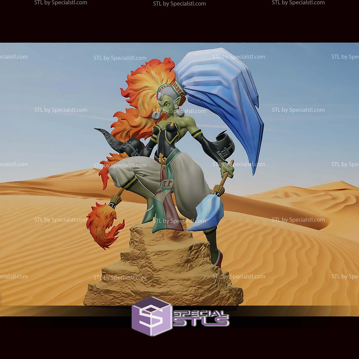 Twinrova The Legend of Zelda statua da collezione IceBreaker Series