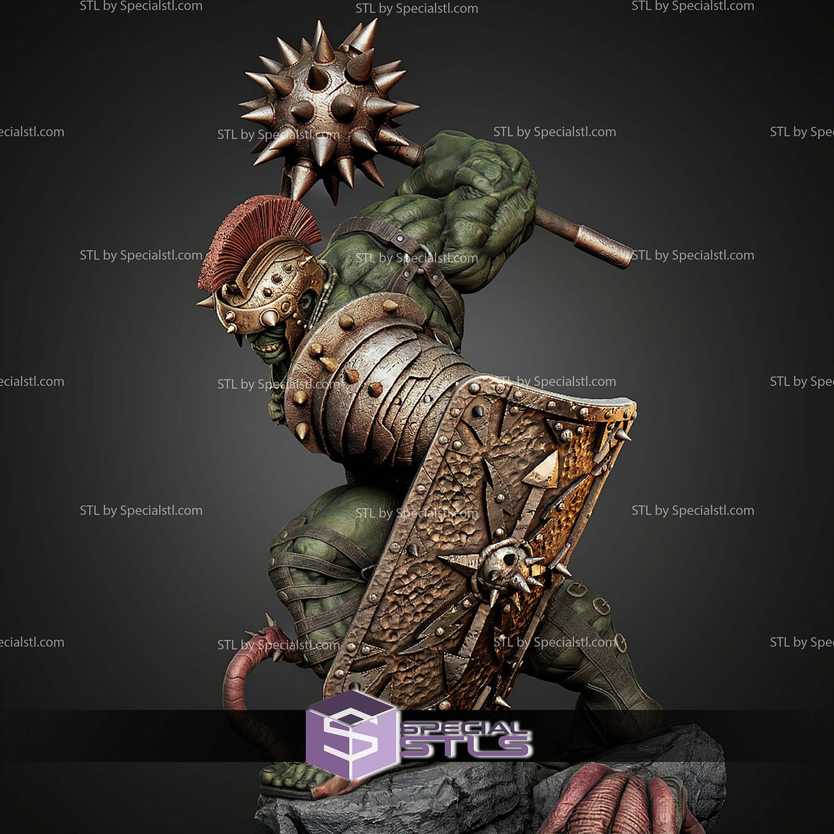 Hulk Planet Hulk Marvel dettaglio statua da collezione 3