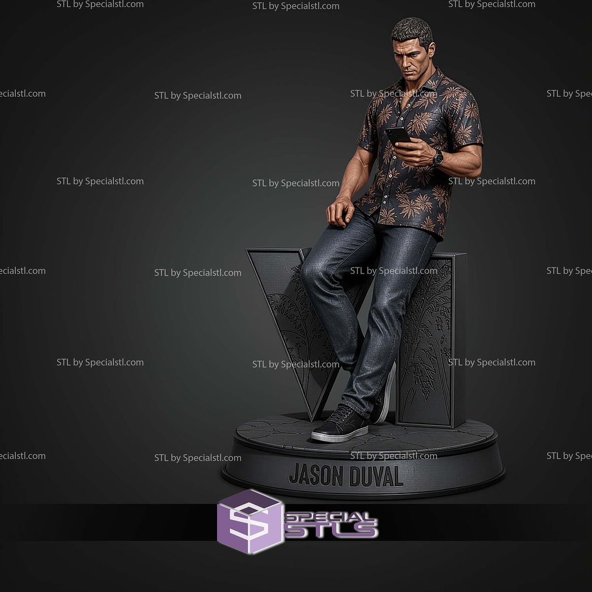 Jason Duval GTA VI statua da collezione IceBreaker Series