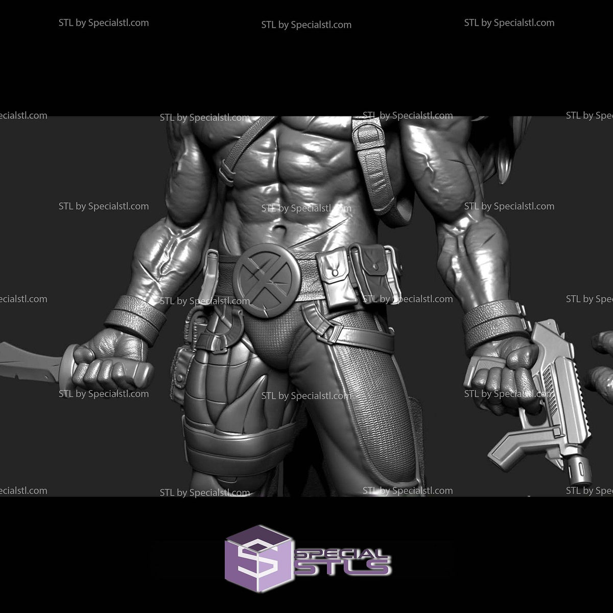 Forge X-Men dettaglio statua da collezione 3