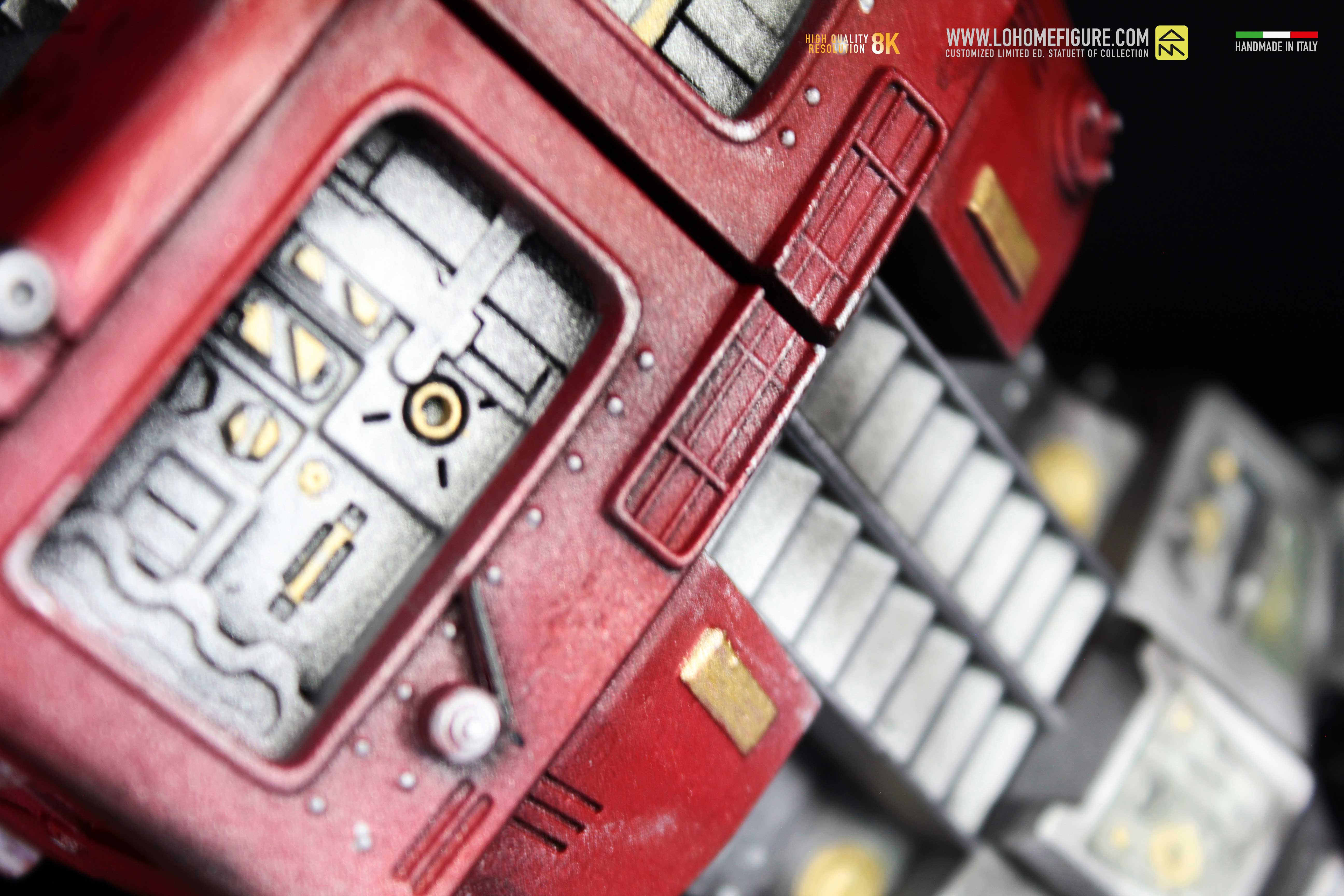 Transformers Diorama da collezione - Optimus Prime Figure con multi LED - scala 1:4