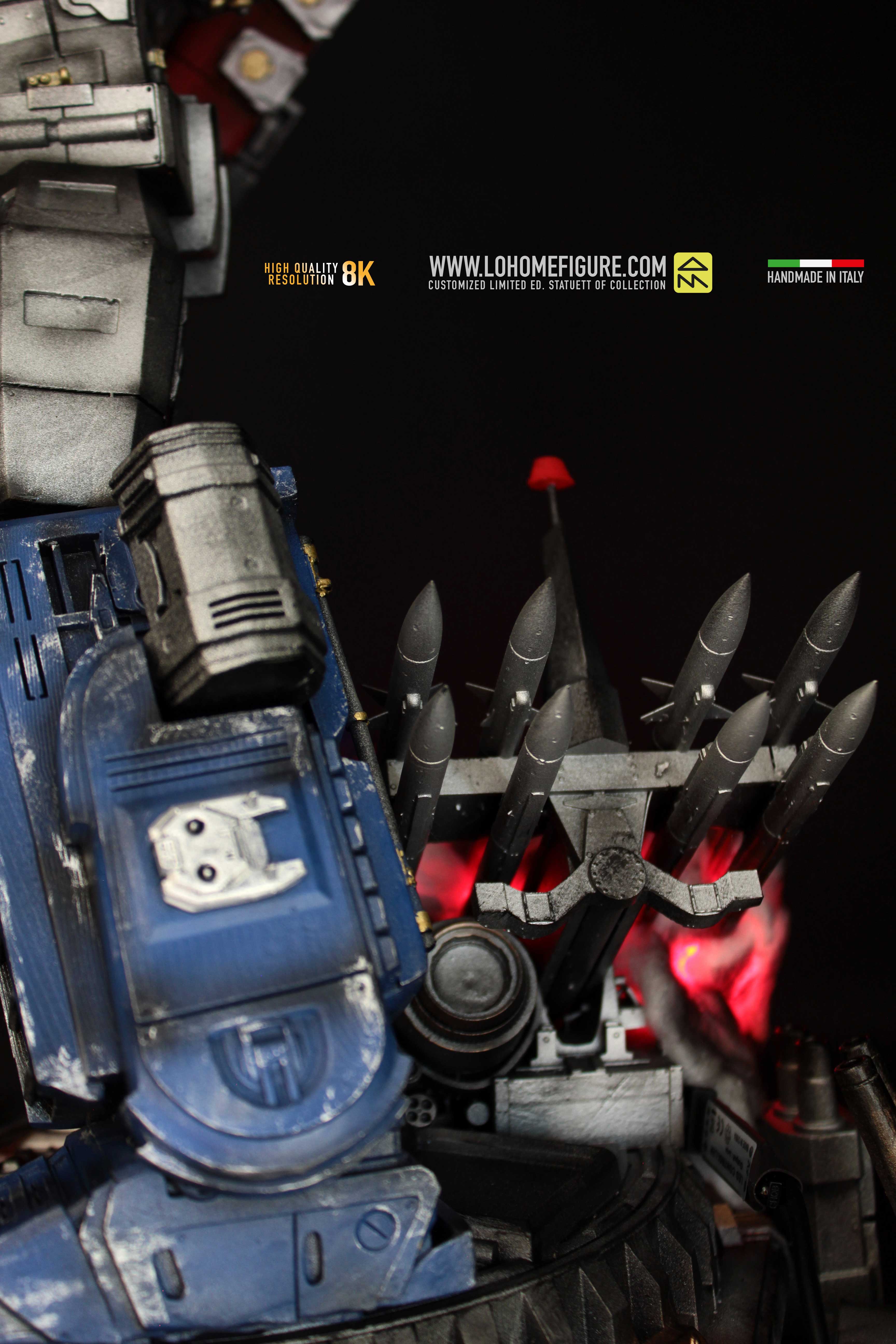 Transformers Diorama da collezione - Optimus Prime Figure con multi LED - scala 1:4