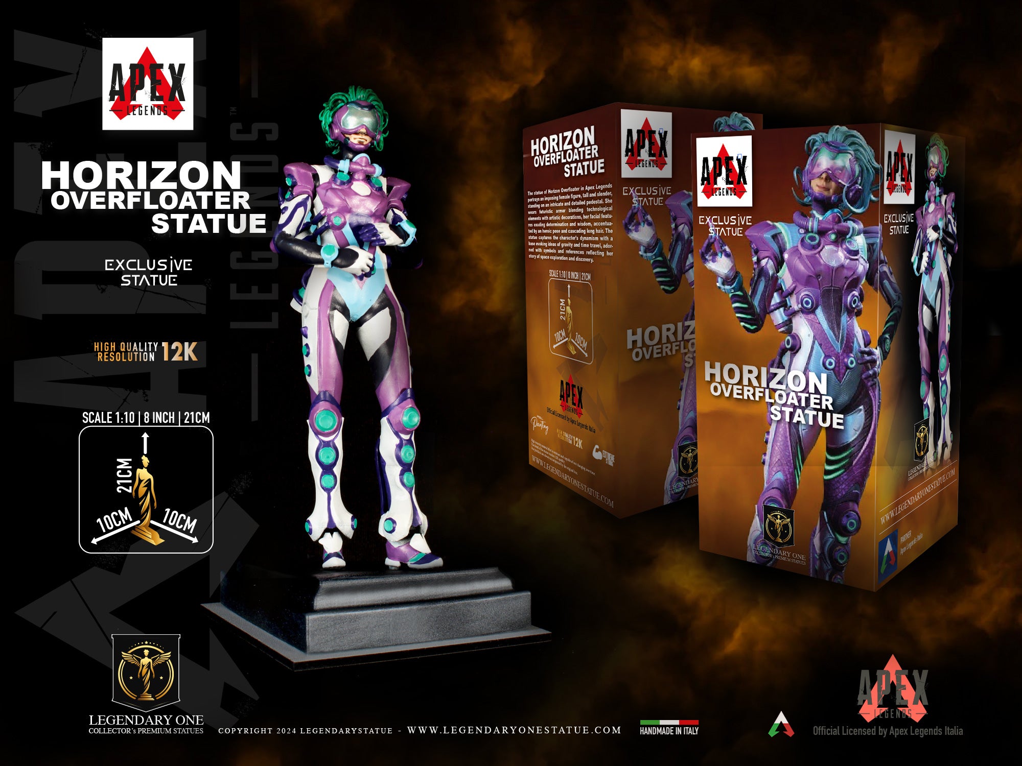 Horizon Overfloater Statua da collezione - Apex Legends Figure esclusiva - scala 1:8