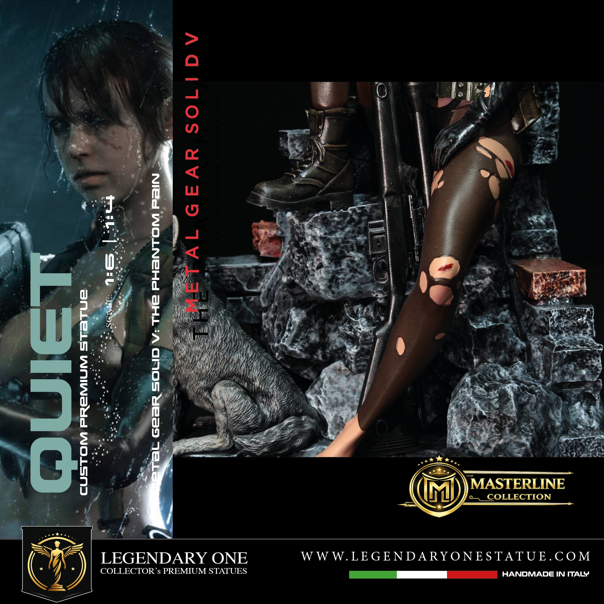 Quiet Statua da Collezione - Metal Gear Solid V Figure - Real Game Color - scala 1:6 / 1:4