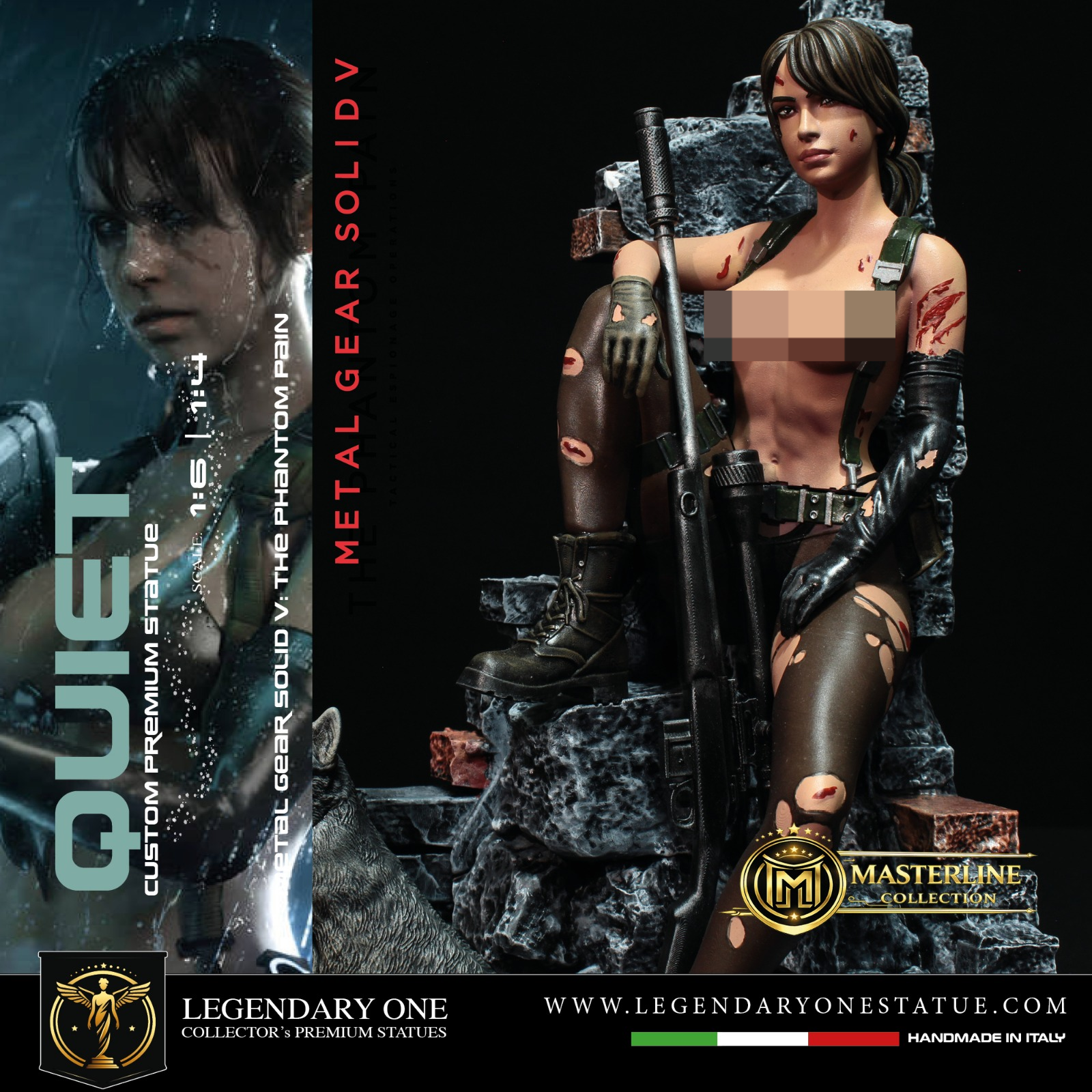 Quiet Statua da Collezione - Metal Gear Solid V Figure - Real Game Color - scala 1:6 / 1:4
