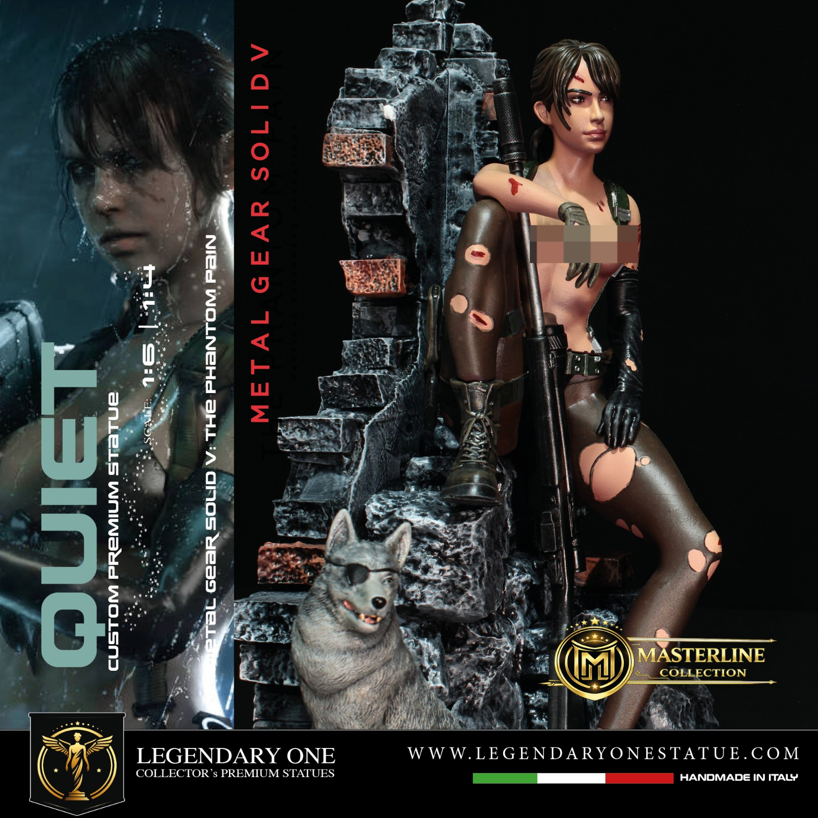 Quiet Statua da Collezione - Metal Gear Solid V Figure - Real Game Color - scala 1:6 / 1:4