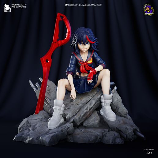 Ryuko Matoi Kill La Kill statua da collezione IceBreaker Series