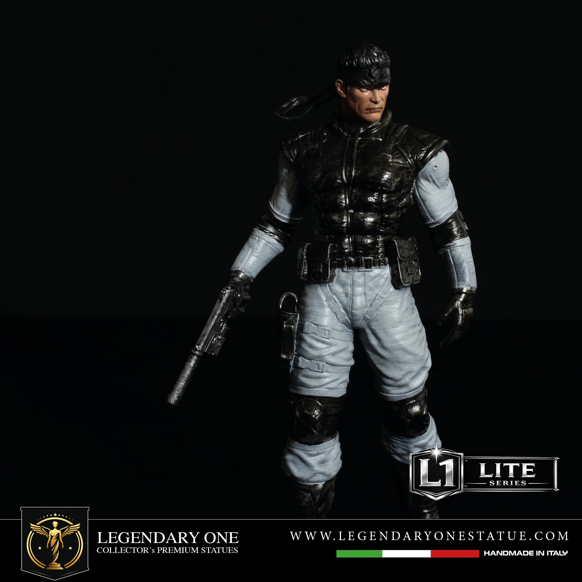 Solid Snake Figure - Metal Gear Solid 2 Statua da Collezione