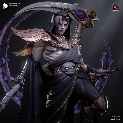Thanatos Hades statua da collezione IceBreaker Series