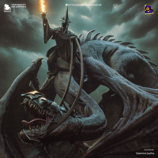 Witch-King Lod Of The Rings statua da collezione IceBreaker Series