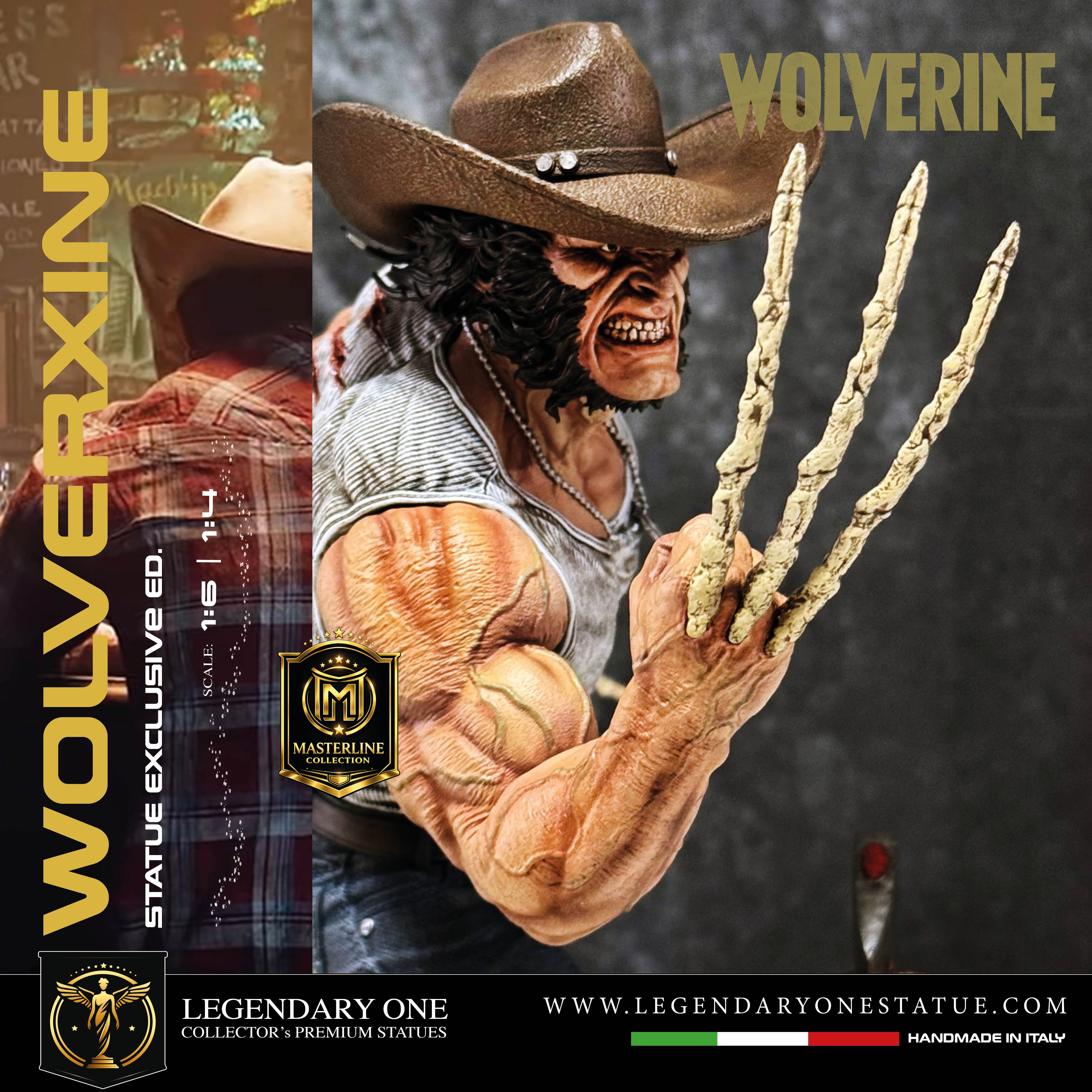 Wolverine Statua da collezione Esclusiva | Masterline Collection - Real Game Color | Scale 1:4 & 1:6