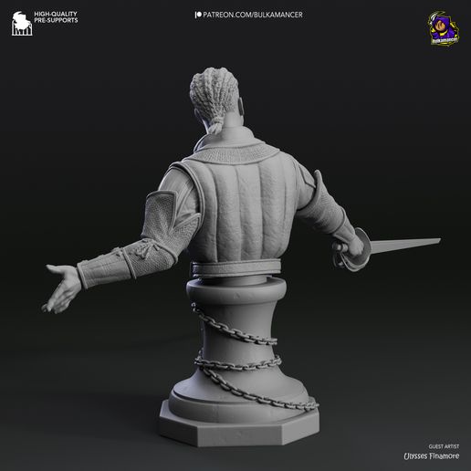 Wyll Baldur's Gate 3 statua da collezione IceBreaker Series