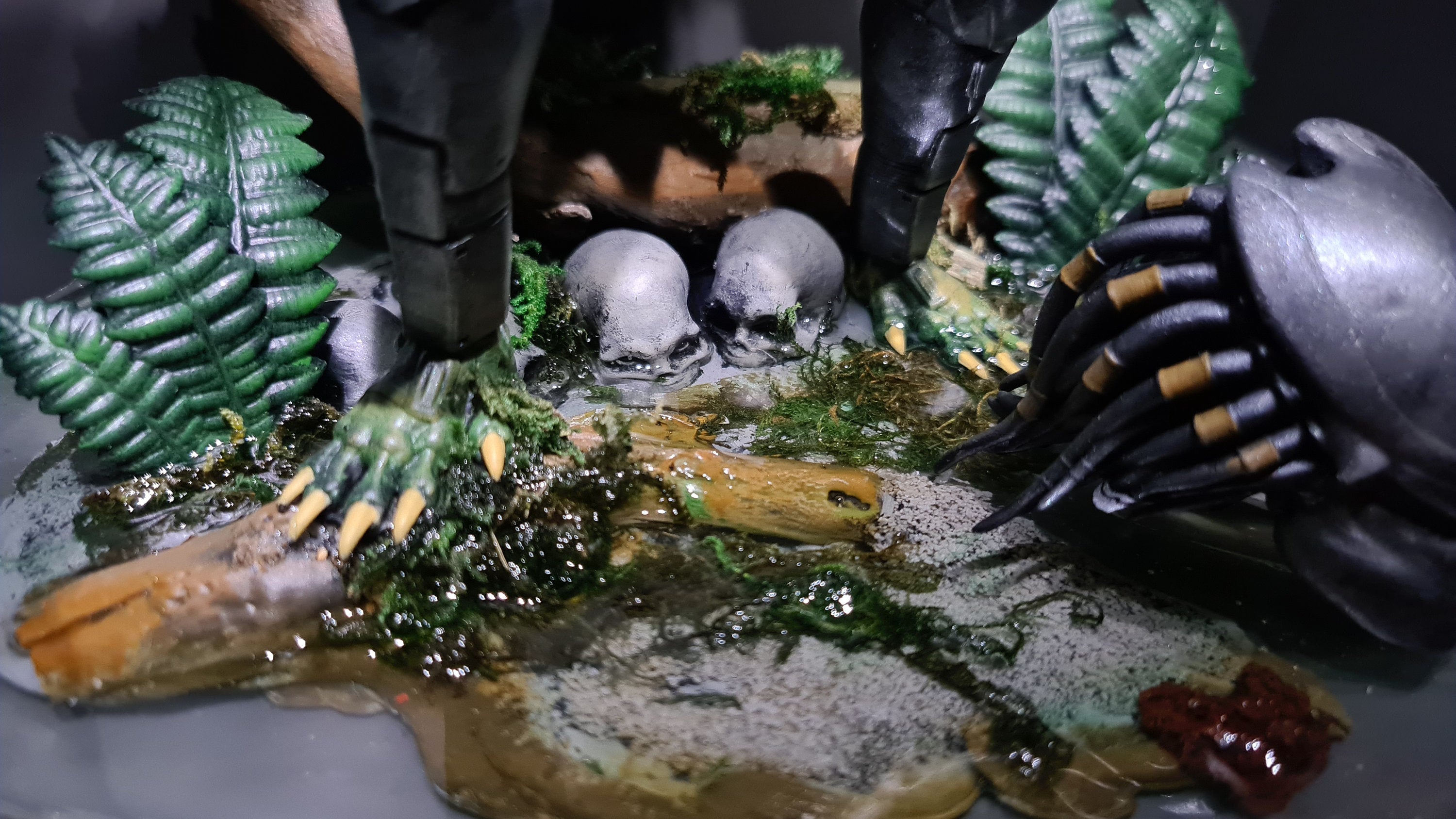 Predator Jungle Hunter Action Figure da collezione esclusiva - Alien Diorama - scala 1:6