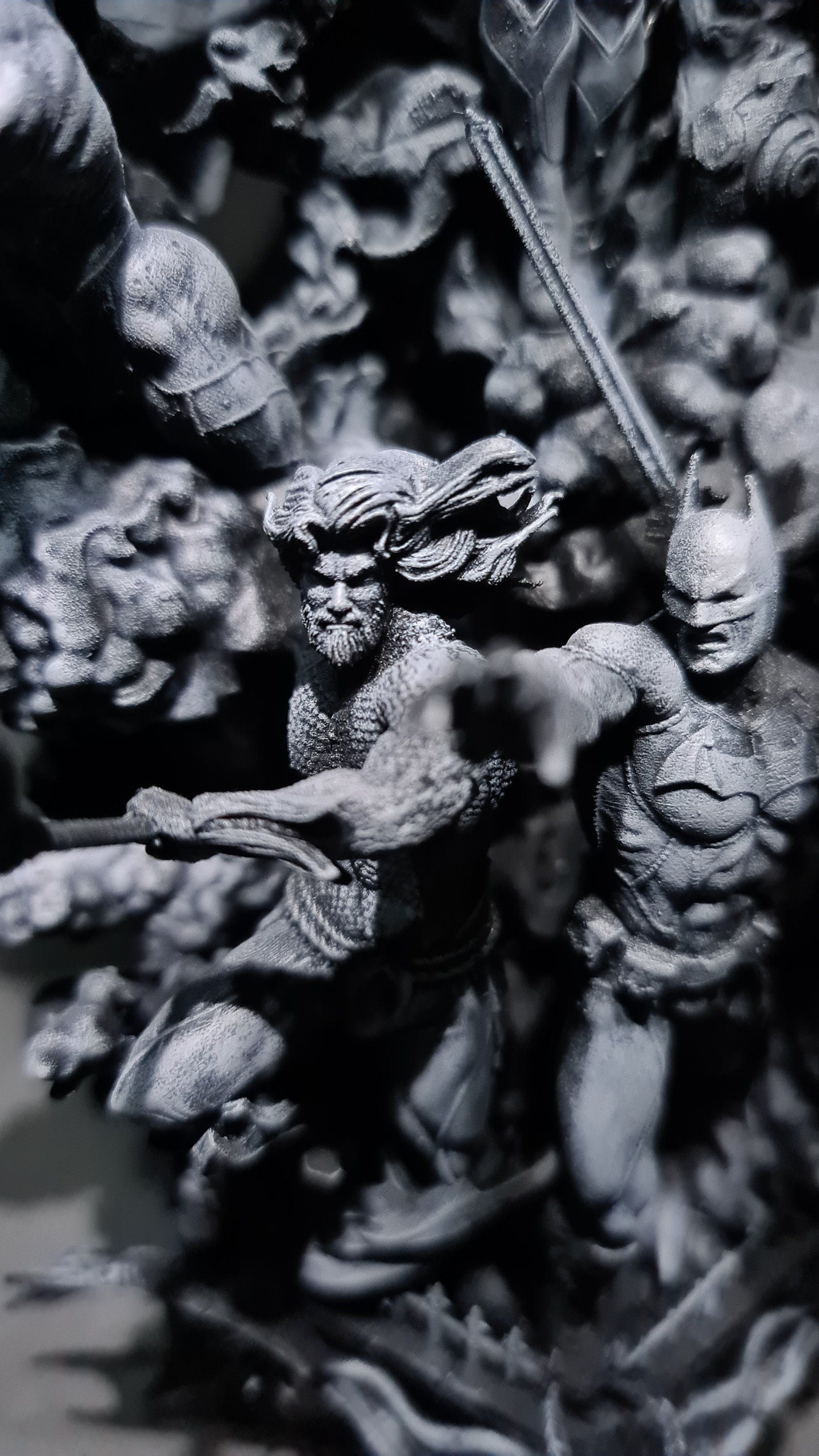 Justice League Diorama da collezione - DC Comics Figure effetto fumo - scala 1:4