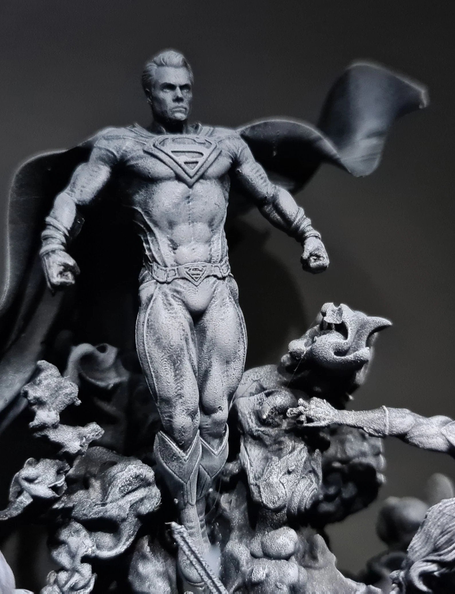 Justice League Diorama da collezione - DC Comics Figure effetto fumo - scala 1:4