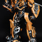 Bumblebee Figure, Transformers Statua da collezione, Magnifica Action Figure di Bumblebee Metal Effect qualità 12K incisione Made in Italy