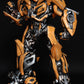 Bumblebee Figure, Transformers Statua da collezione, Magnifica Action Figure di Bumblebee Metal Effect qualità 12K incisione Made in Italy