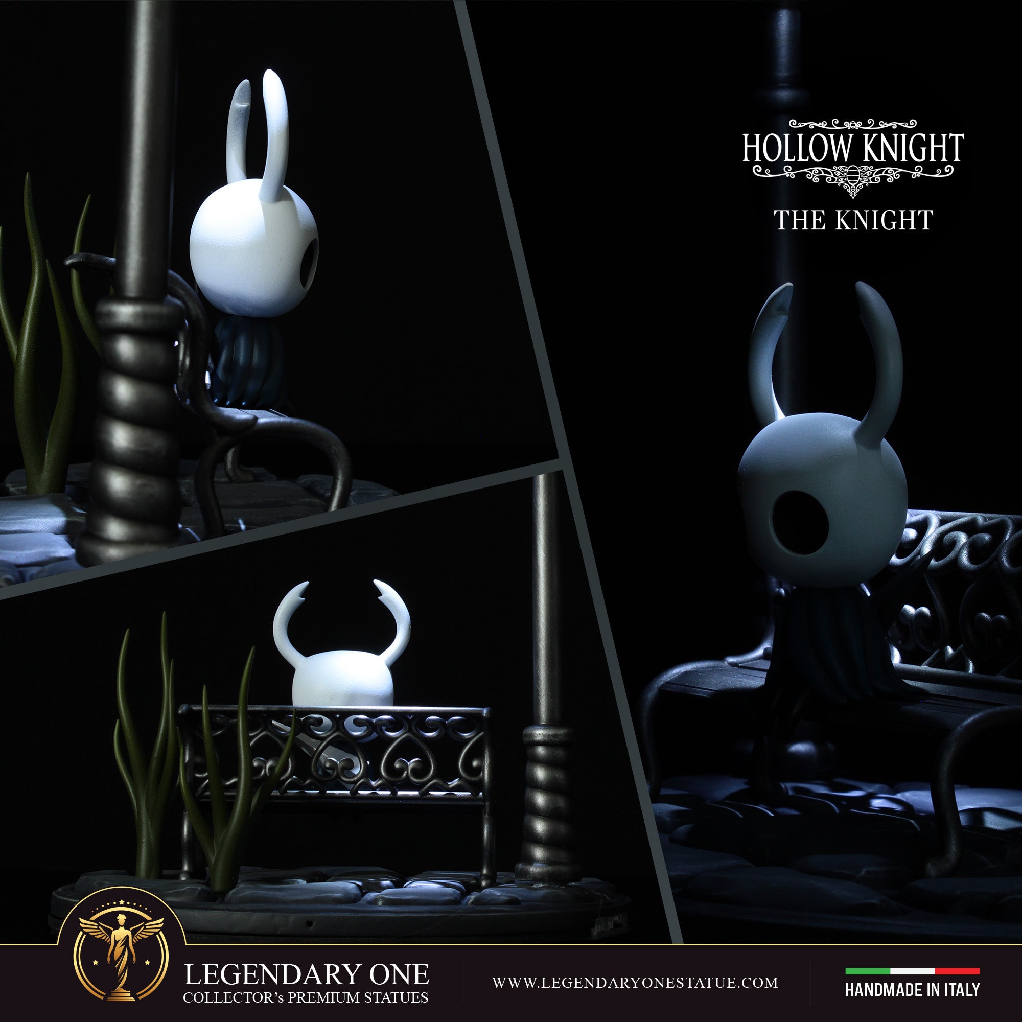 The Knight Statua da collezione – Hollow Knight Figure Esclusiva con Lampione LED – scala 1:4