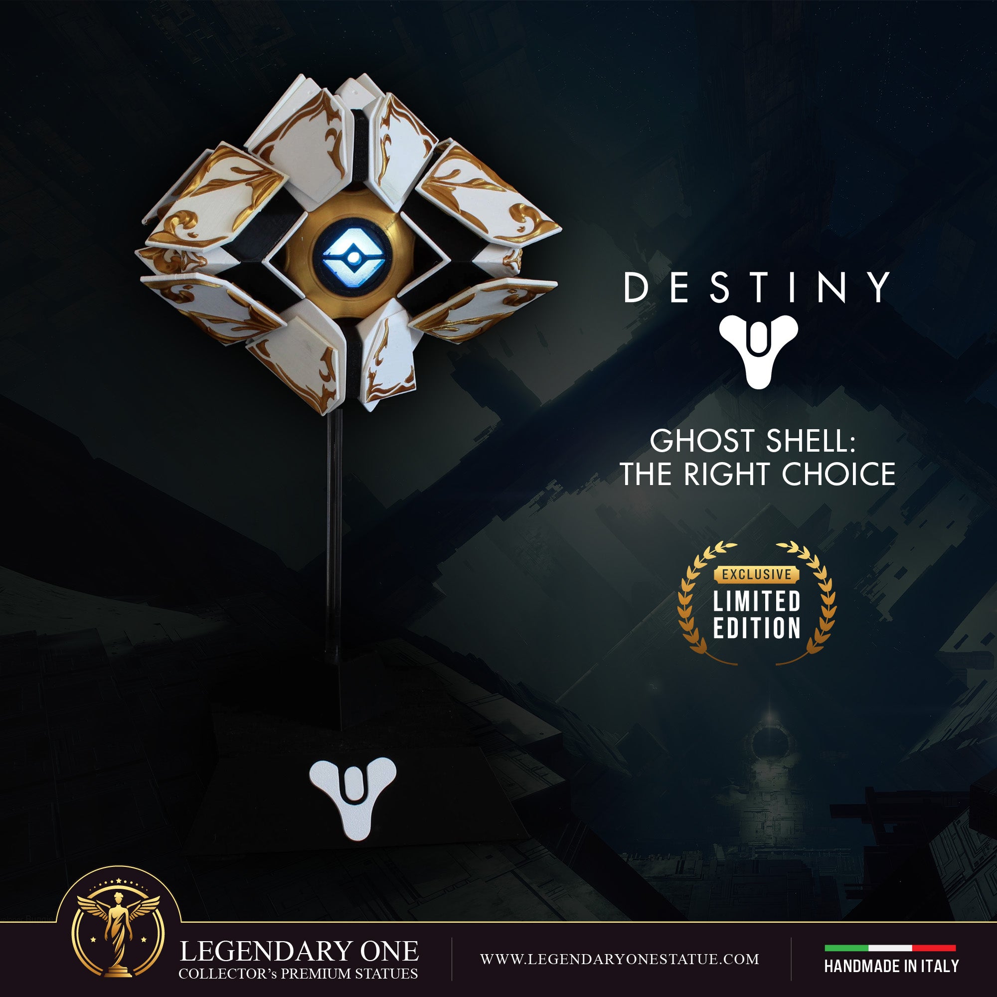 The Right Choice Statua da collezione - Destiny Figure esclusiva - Ghost Shell Real Game Color