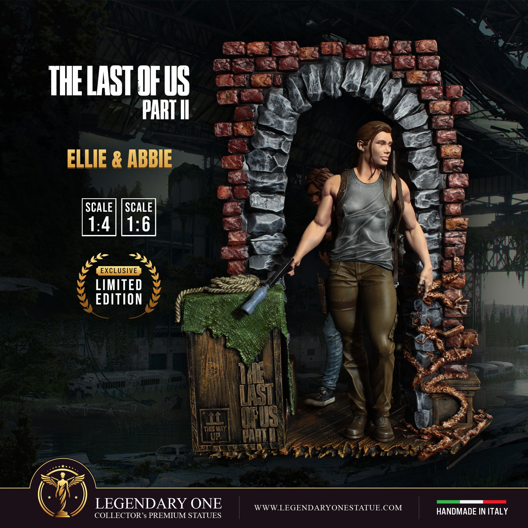 The Last Of US Statua da collezione Esclusiva - Ellie & Abby Figure Limited Edition - scala 1:4