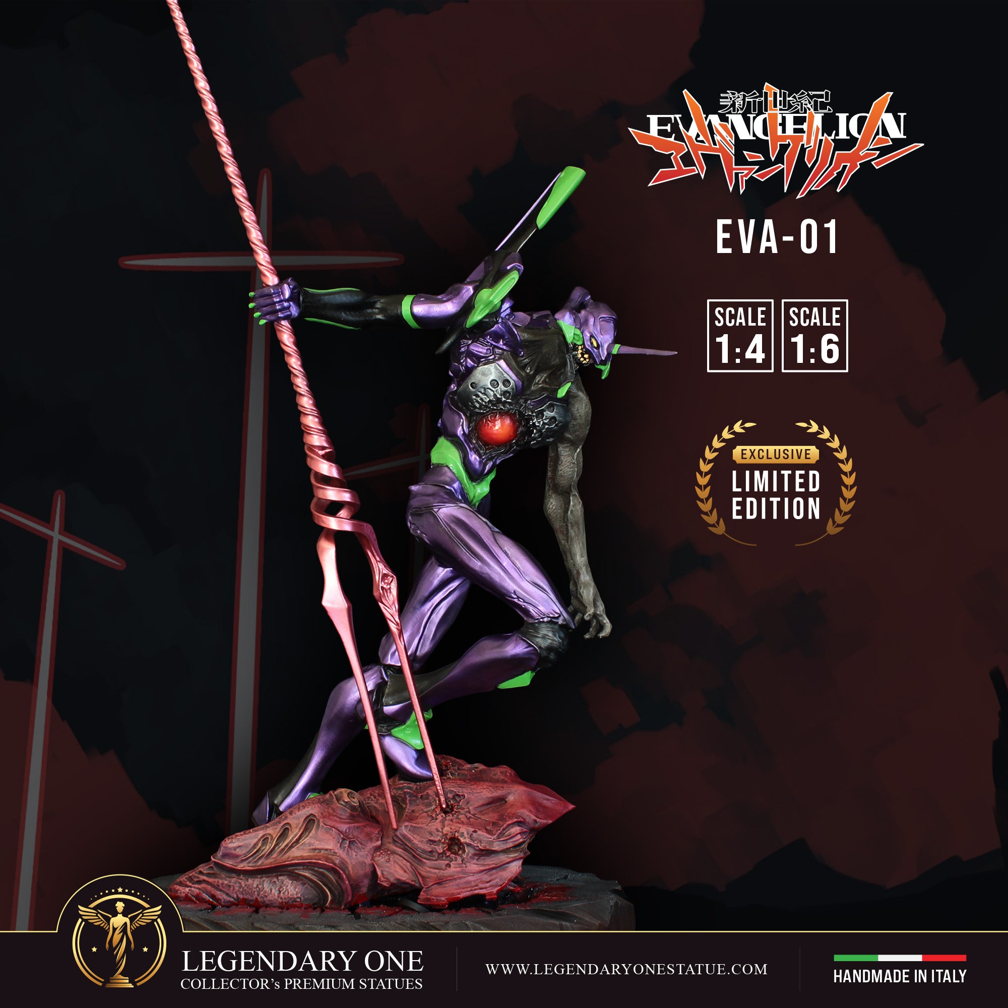 EVA-01 Statua da collezione Berserk Edition - Evangelion Figure - scala 1:4