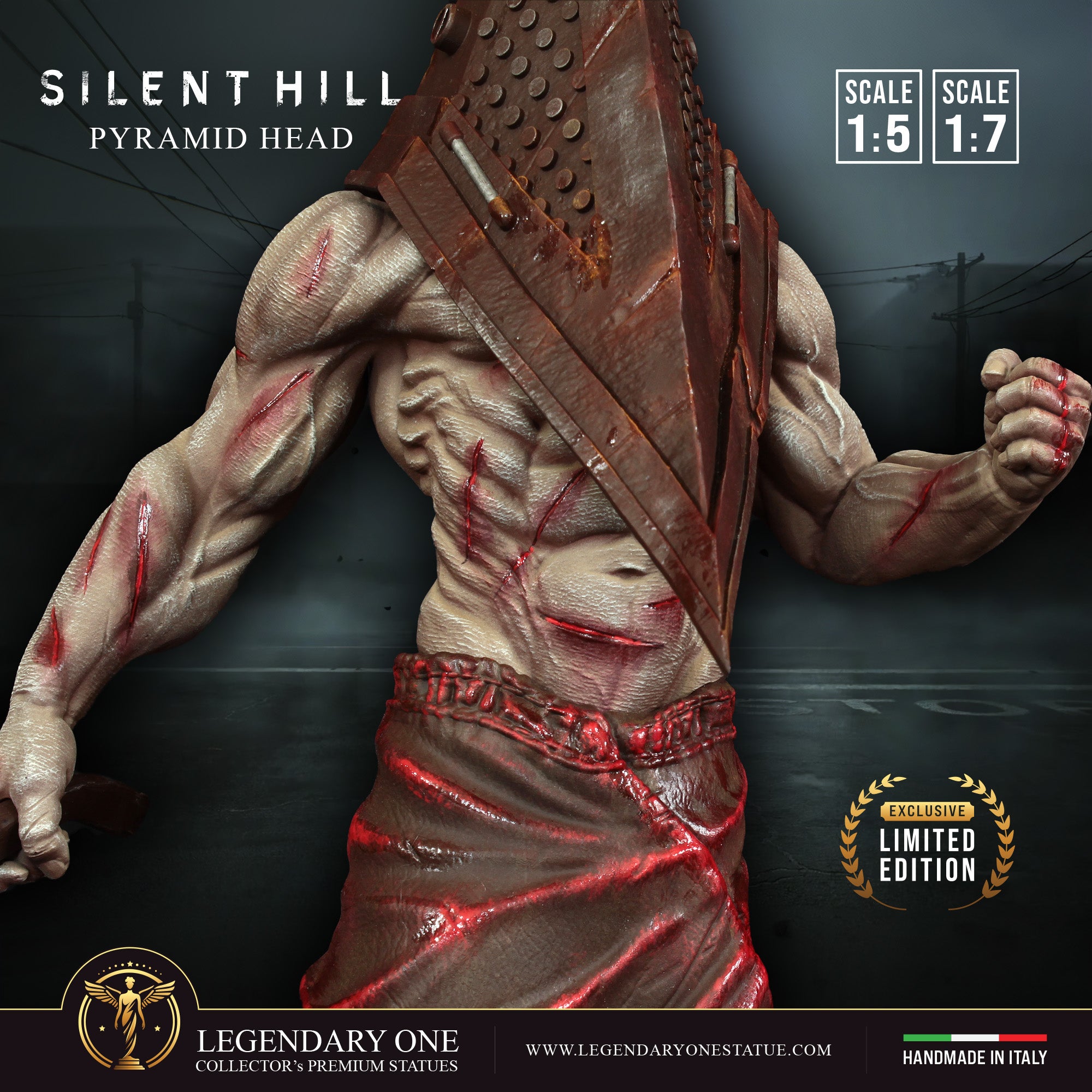 Pyramid Head Statua da collezione - Silent Hill Figure Real Game Color - scala 1:5