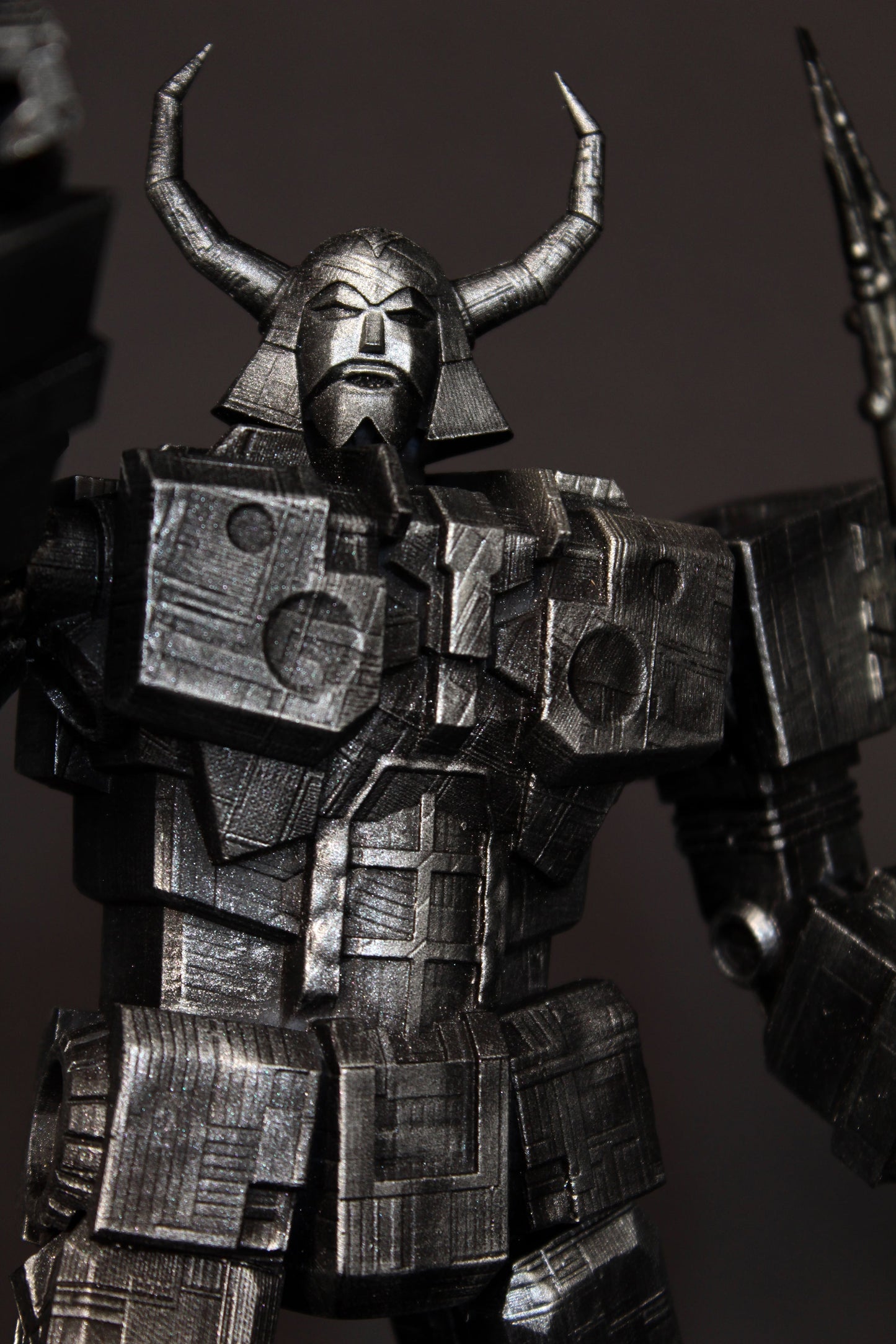 Unicron Figure, Transformers Action Figure Statua esclusiva di Unicron, Metallic Hard Effect, 28cm, con qualità magnifica 12K Made in Italy