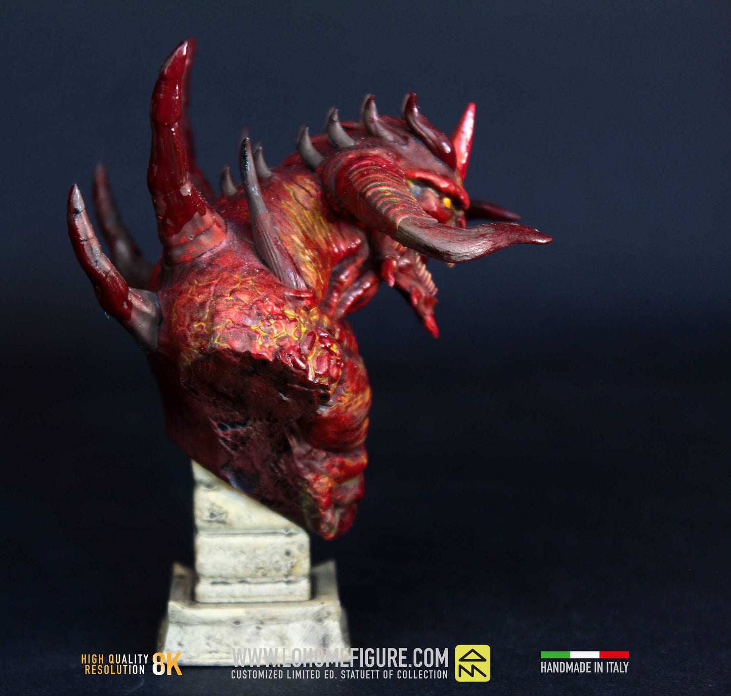 Diablo 4 Figure, statua da collezione di Mephisto personaggio di Diablo, Action Figure di Diablo Mephisto Figurine, 12k Made in Italy