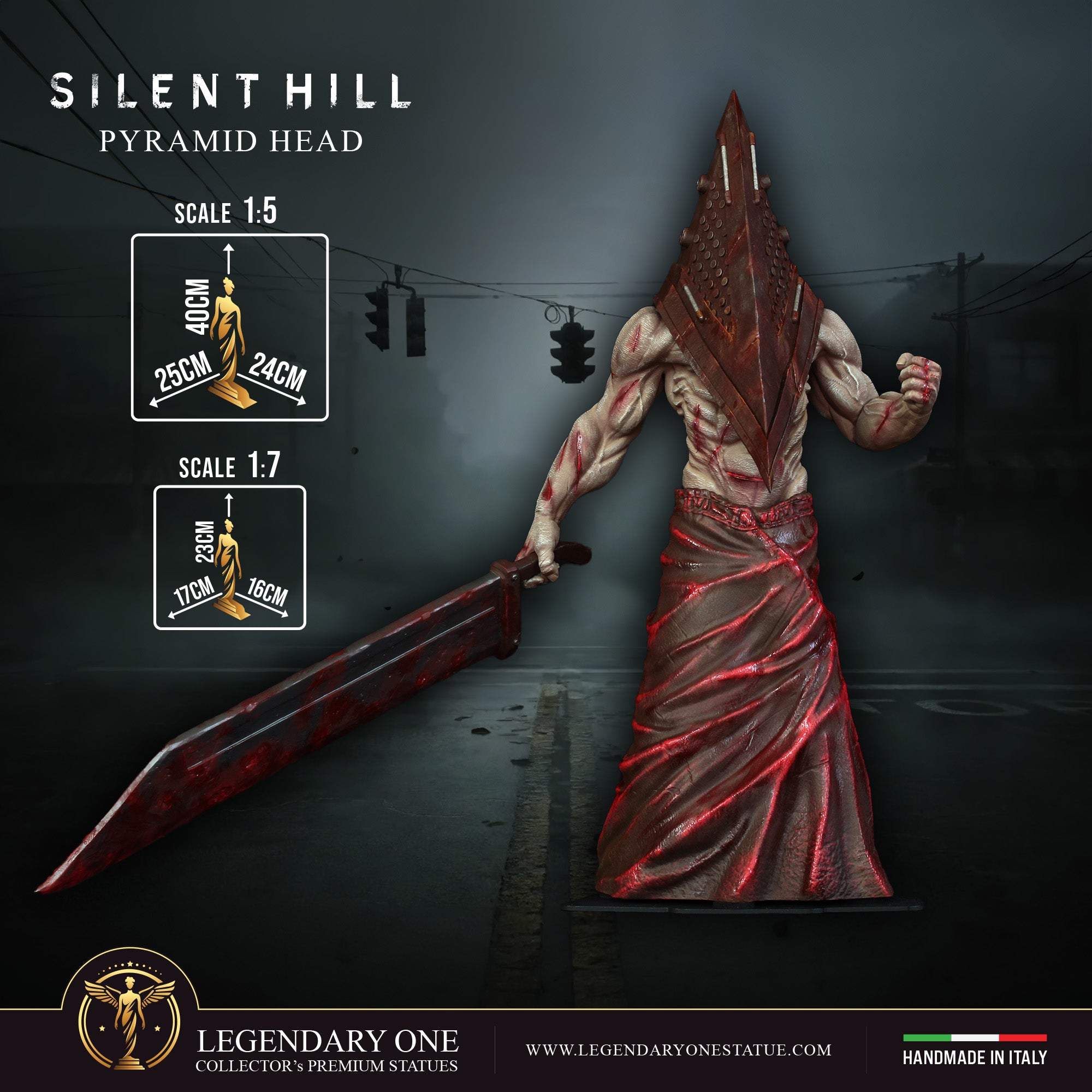 Pyramid Head Statua da collezione - Silent Hill Figure Real Game Color - scala 1:5
