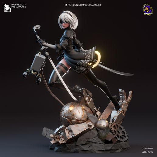 2B NieR Automata statua da collezione IceBreaker Series