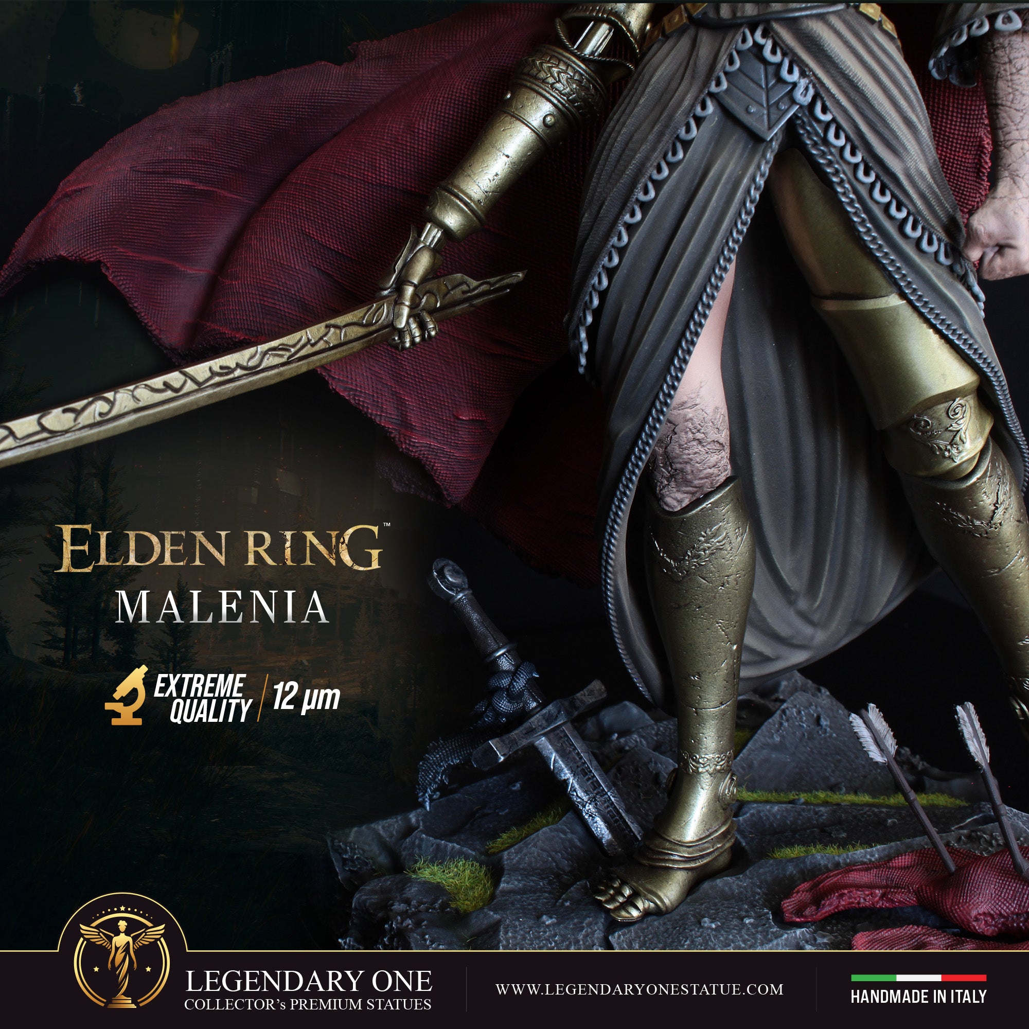 Malenia Statua da Collezione - Elden Ring Figure Real Game Color - Blade of Miquella scala 1:4