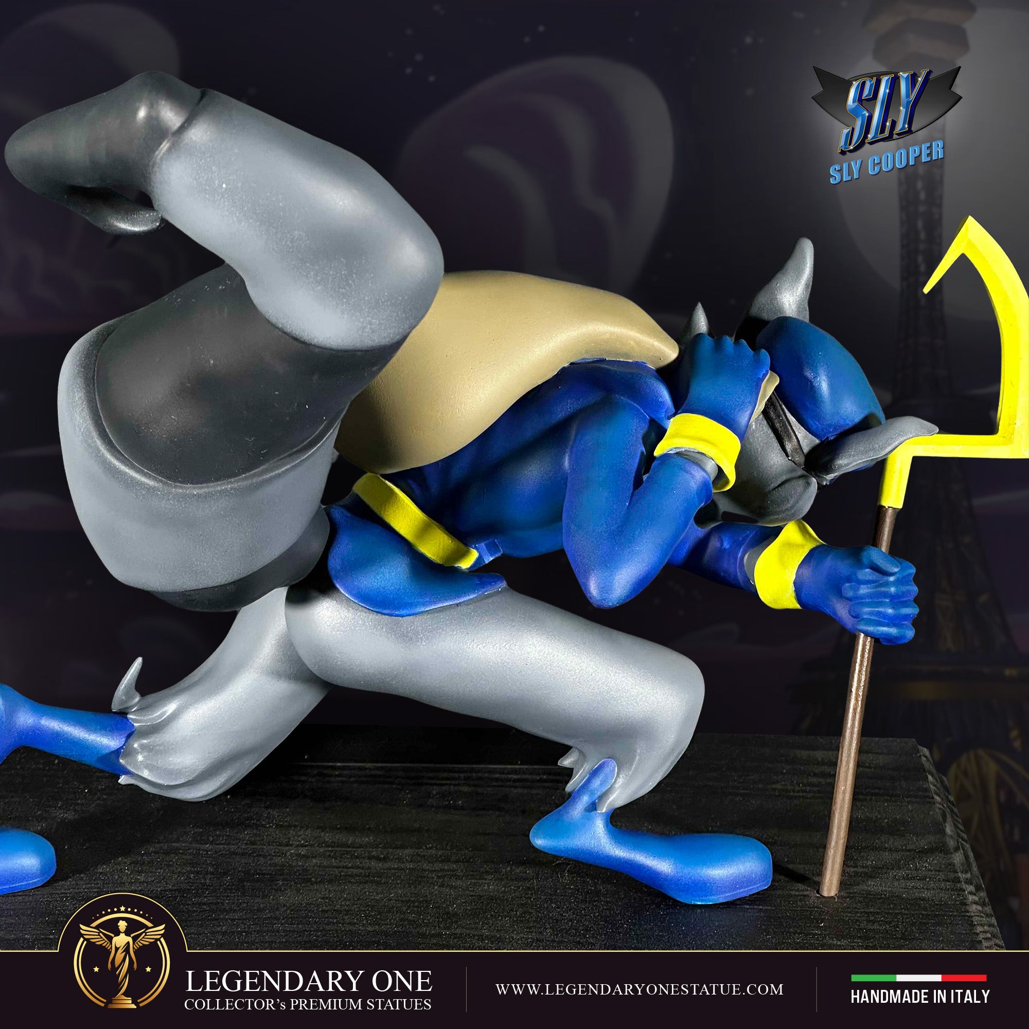 Sly Cooper Statua da collezione - Sly Cooper Figure esclusiva Real Game Color - scala 1:6