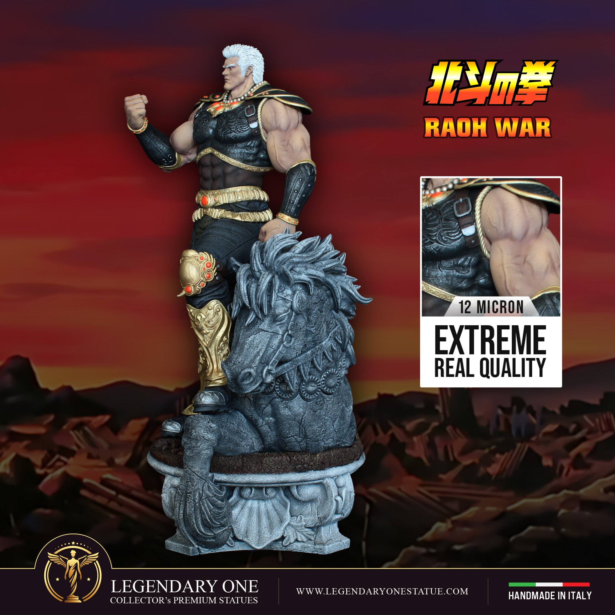 Raoh Statua da Collezione Esclusiva – Ken il Guerriero (Hokuto no Ken) Figure - Limited Edition scala 1:4/1:6