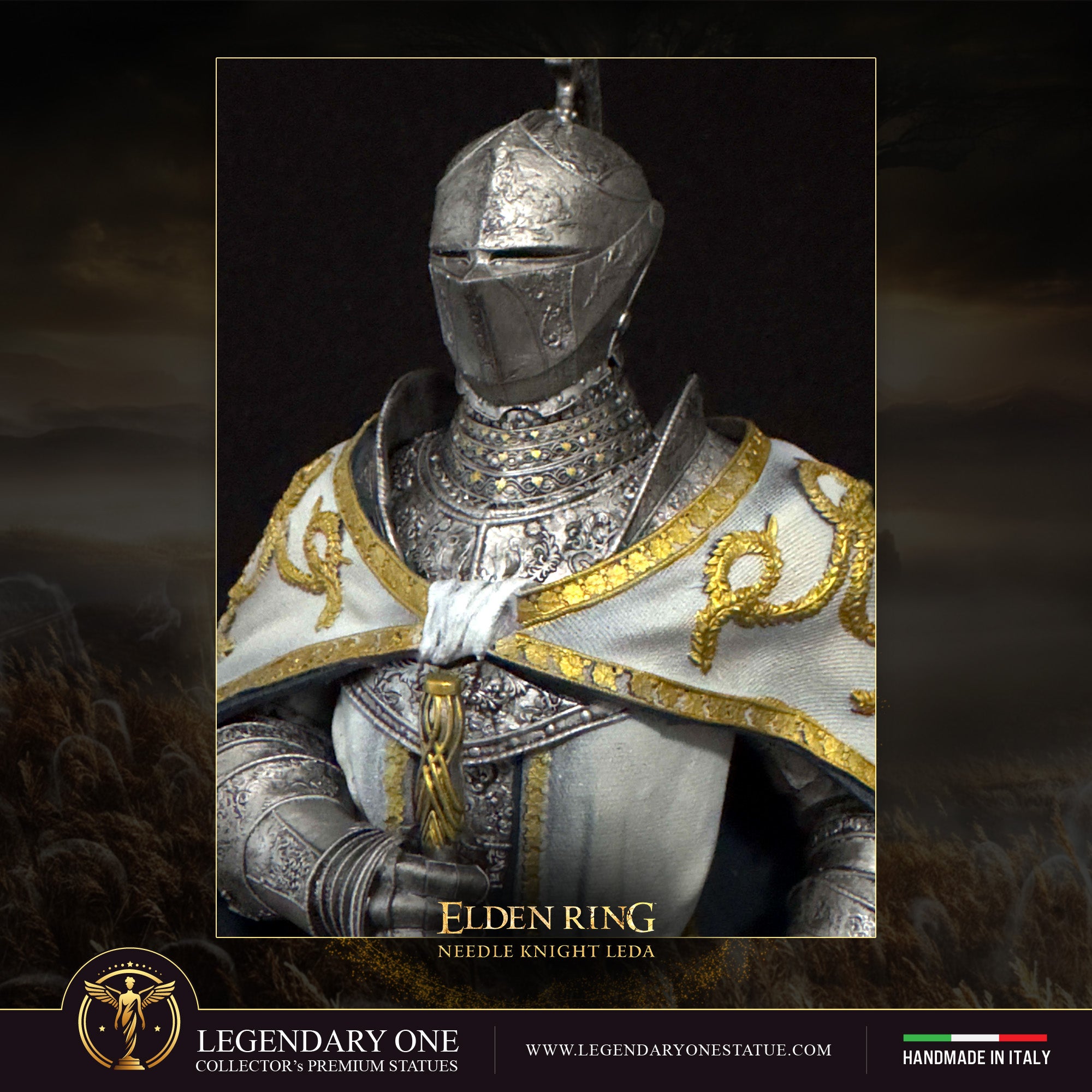 Needle Knight Leda Statua da Collezione - Elden Ring Figure Real Game Color - scala 1:6/1:4